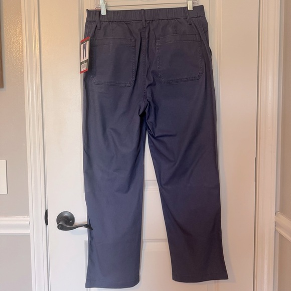 NWT G.H. Bass & Co. Women’s Ankle Chino Blue Size 8 Pants - Picture 4 of 8